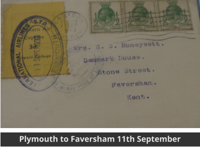 Plymouth to Faversham 11th September Plymouth to Faversham 11th September